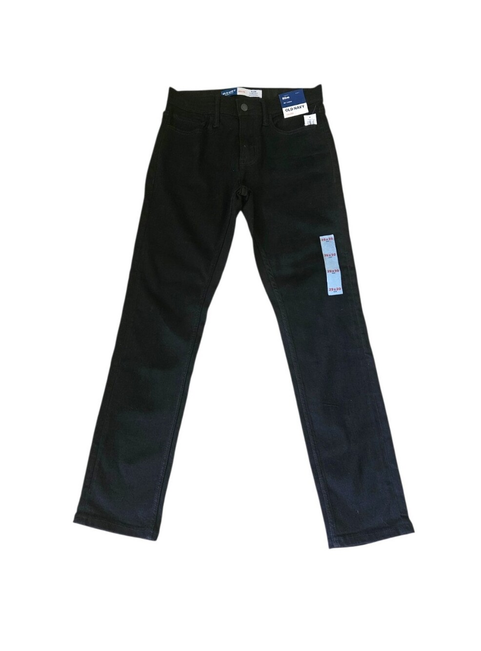 Old Navy Men's Jeans 29X30 Slim NEW Black 360 Stretch Comfort Waistband Casual